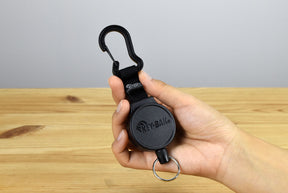 KEY-BAK MID6 Heavy Duty Retractable Keychain (With Carabiner)