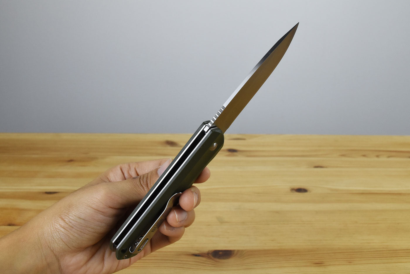 Buck 251 Langford Folder (Green G10)