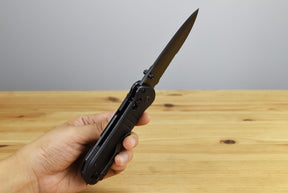 Benchmade 917SBK Tactical Triage Folding Knife (Black G10 Handle)