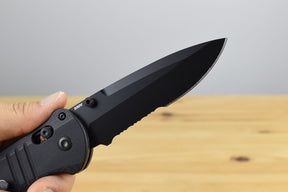 Benchmade 917SBK Tactical Triage Folding Knife (Black G10 Handle)