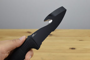 Benchmade 112SBK-BLK H2O Fixed Blade (Black Rubber Handle)