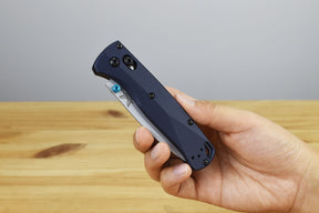 Benchmade 535SL-13 Bugout Folding Knife (Crater Blue Aluminum Handle)