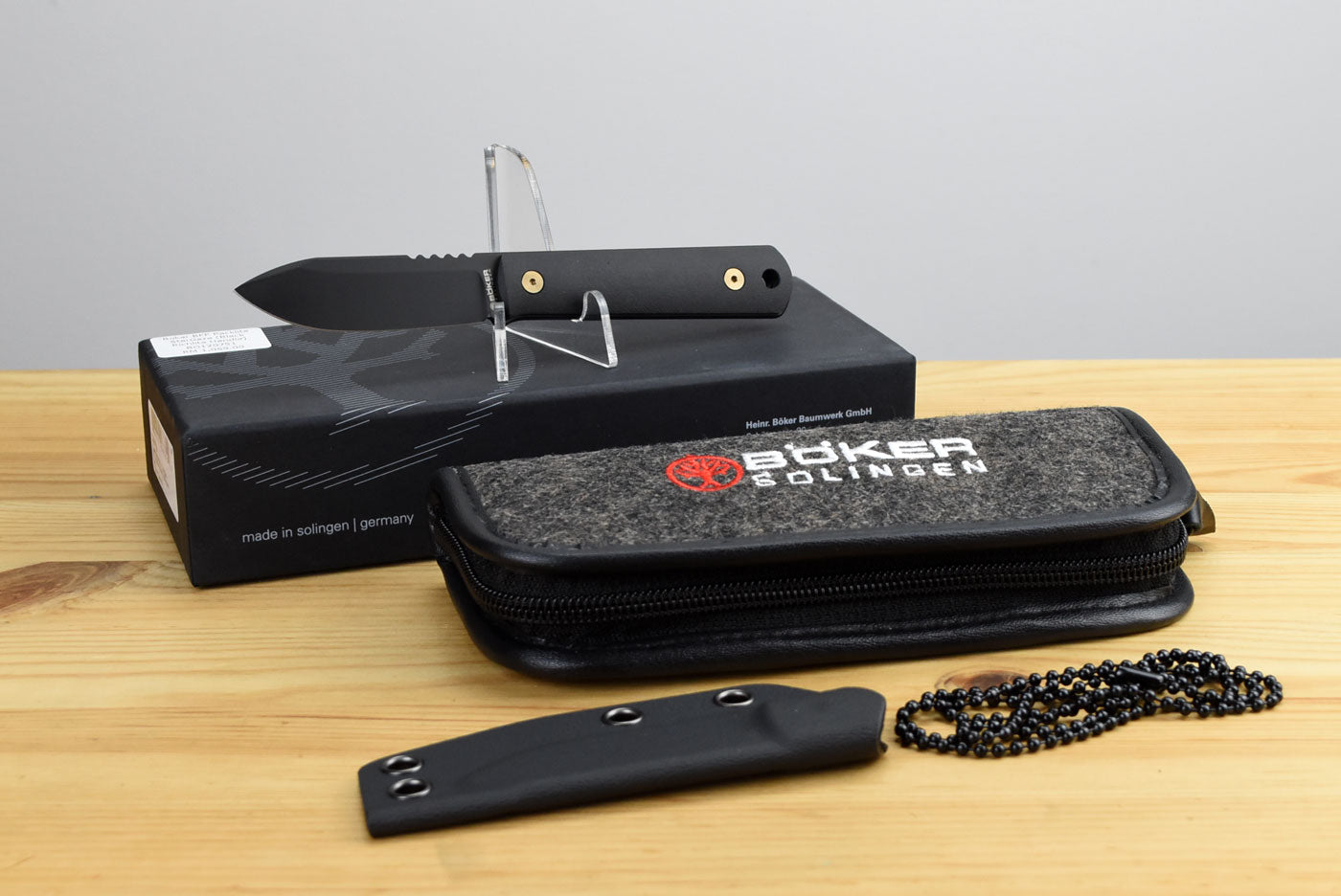 Boker BFF Packlite StarGaze Fixed Blade (Black Richlite Handle)