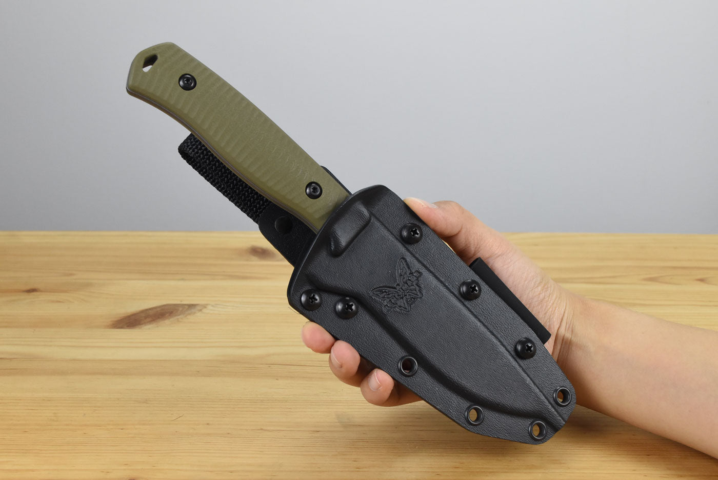 Benchmade 539GY Anonimus Fixed Blade (OD Green G10 Handle)