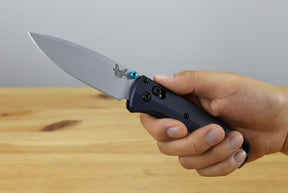 Benchmade 535SL-13 Bugout Folding Knife (Crater Blue Aluminum Handle)