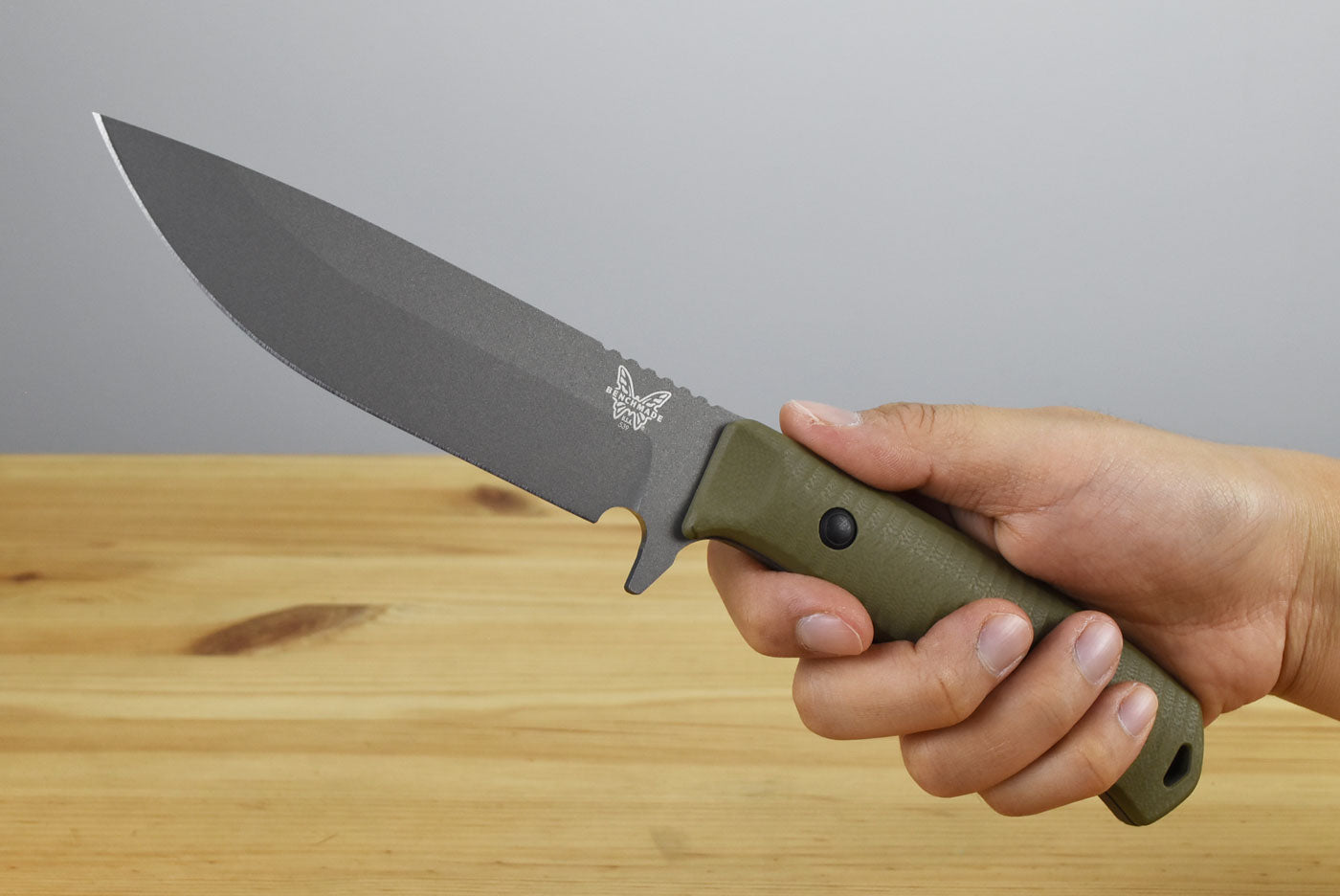 Benchmade 539GY Anonimus Fixed Blade (OD Green G10 Handle)