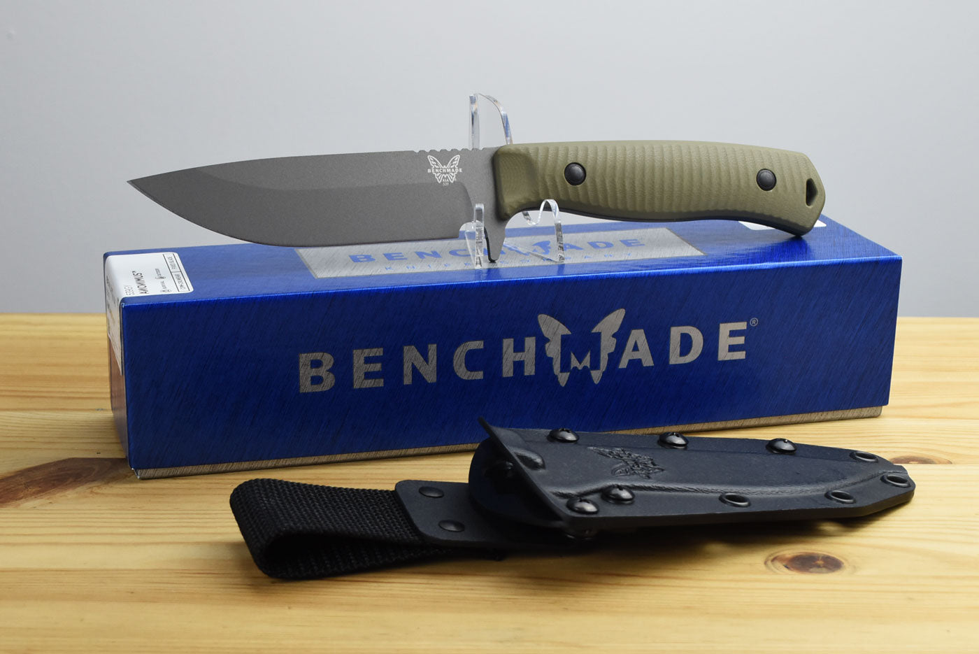 Benchmade 539GY Anonimus Fixed Blade (OD Green G10 Handle)