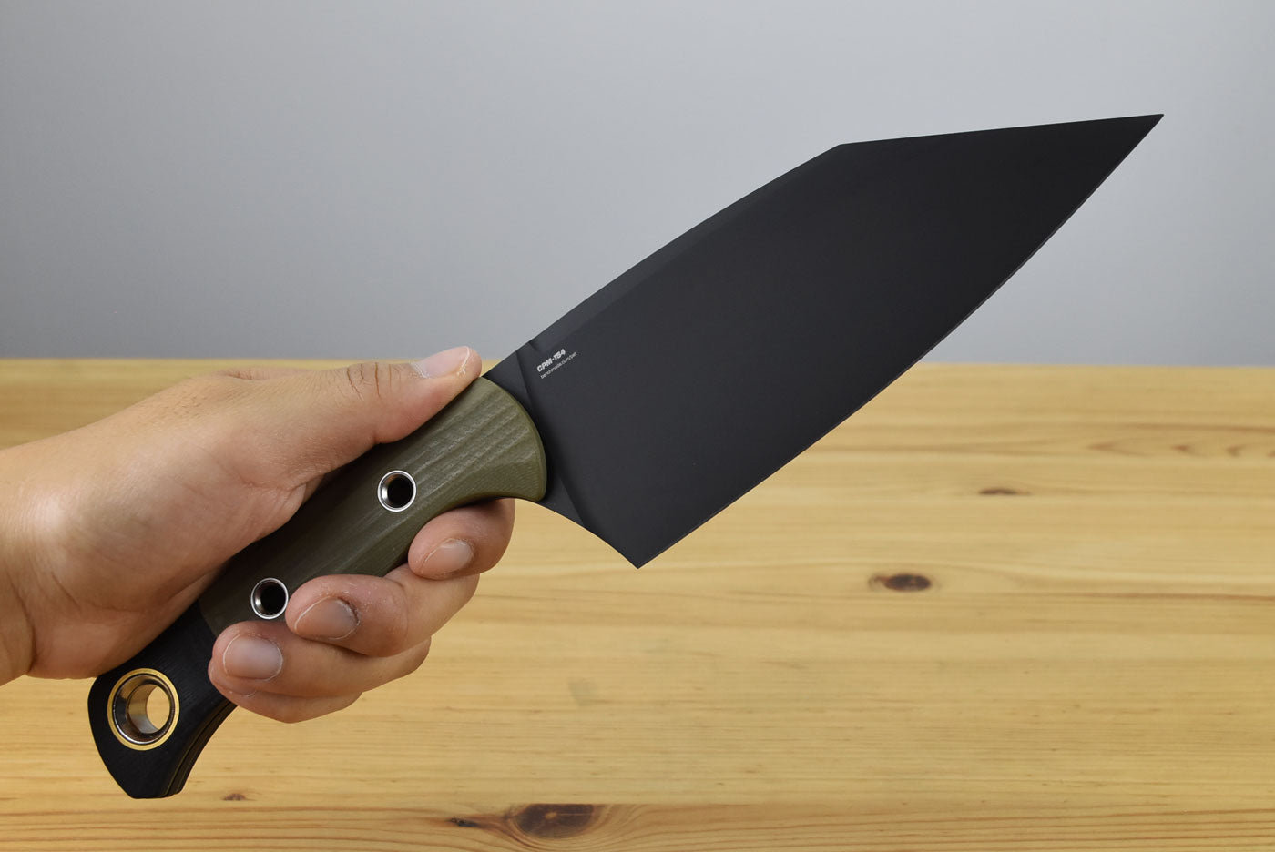 Benchmade 4010BK-01 Station Knife Fixed Blade (OD G10 with Black G10 Bolster)