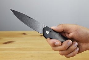 Boker Kihon Bifold 42A Folding Knife (Black Stainless Steel Handle)