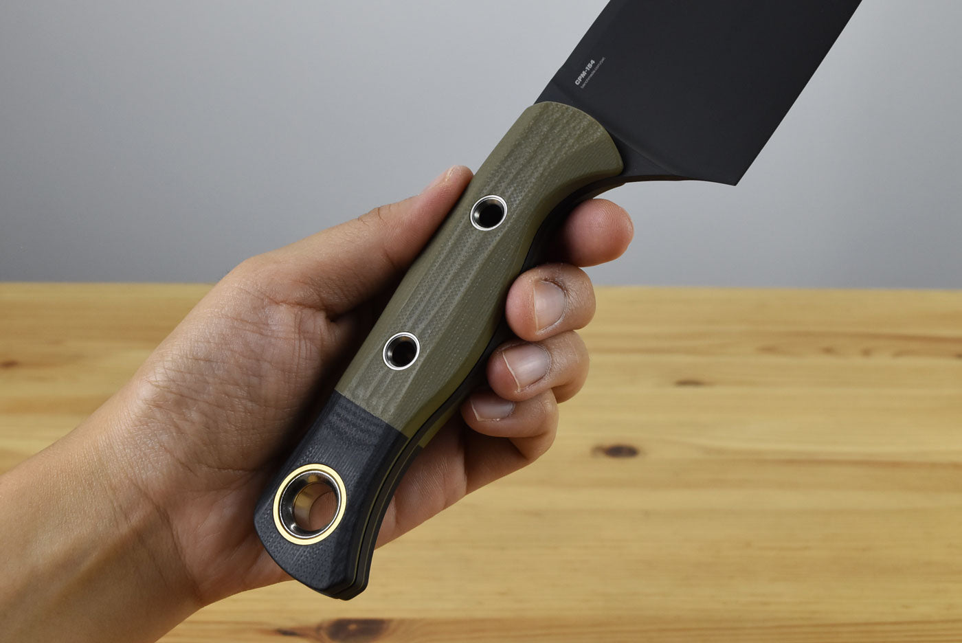 Benchmade 4010BK-01 Station Knife Fixed Blade (OD G10 with Black G10 Bolster)