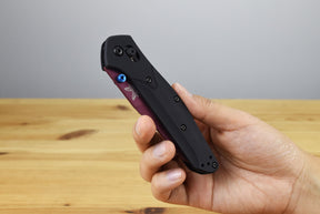 Benchmade 940CN-2504 Custom Osborne Folding Knife (Black Aluminum Handle)