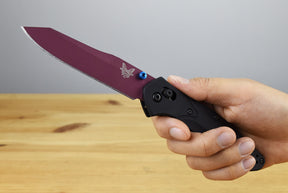 Benchmade 940CN-2504 Custom Osborne Folding Knife (Black Aluminum Handle)