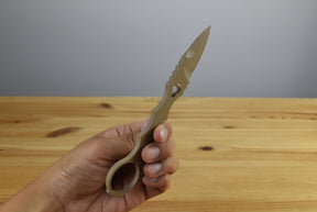 Benchmade 177SN Mini SOCP Single Edge Fixed Blade (440C Stainless Steel Handle)