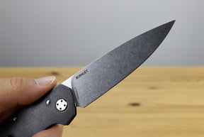 Boker Kihon Bifold 42A Folding Knife (Black Stainless Steel Handle)