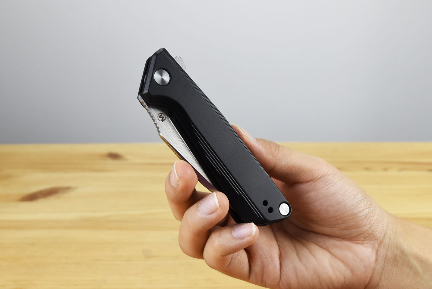 Boker Magnum MF.3 Folding Knife (Black Aluminum Handle)