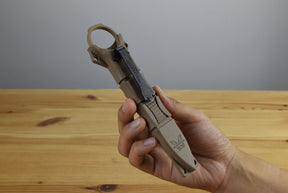 Benchmade 177SN Mini SOCP Single Edge Fixed Blade (440C Stainless Steel Handle)