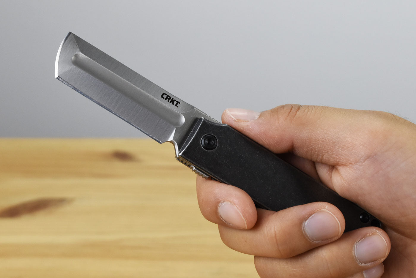 CRKT 5915 MinimalX Folding Knife (Gray Stainless Handle)