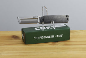 CRKT 5915 MinimalX Folding Knife (Gray Stainless Handle)
