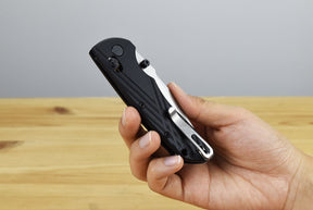 Hogue Deka MagnaCut Folding Knife (Black Polymer Handle)