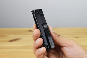CRKT 5915K MinimalX Black Chrome Folding Knife (Black Stainless Handle)