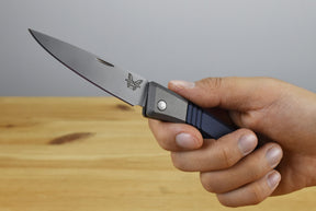 Benchmade 315 Successor Folding Knife (Crater Blue Aluminum Handle)