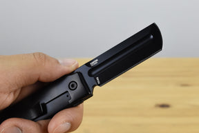 CRKT 5915K MinimalX Black Chrome Folding Knife (Black Stainless Handle)