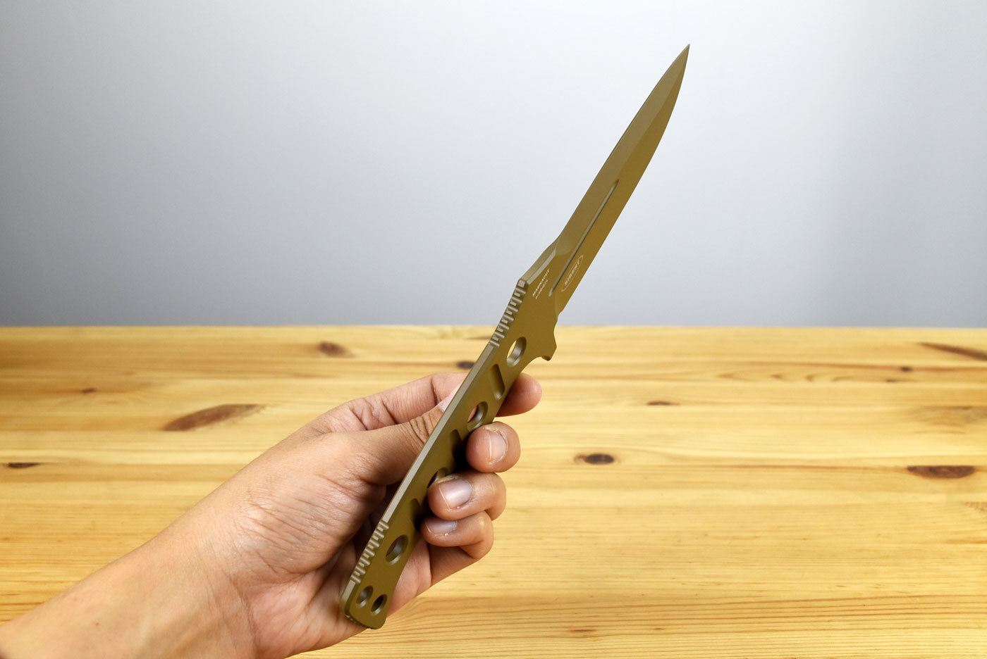 Benchmade 375FE-02 Fixed Adamas (Flat Earth MagnaCut)