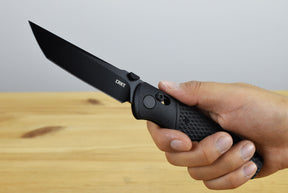 CRKT K431KKP Counterpart Blackout Folding Knife (Black GRN Handle)