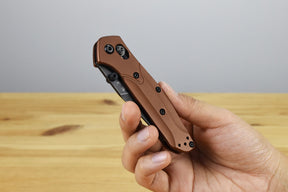 Benchmade 945BK-03 Mini Osborne Folding Knife (Burnt Copper Aluminum Handle)