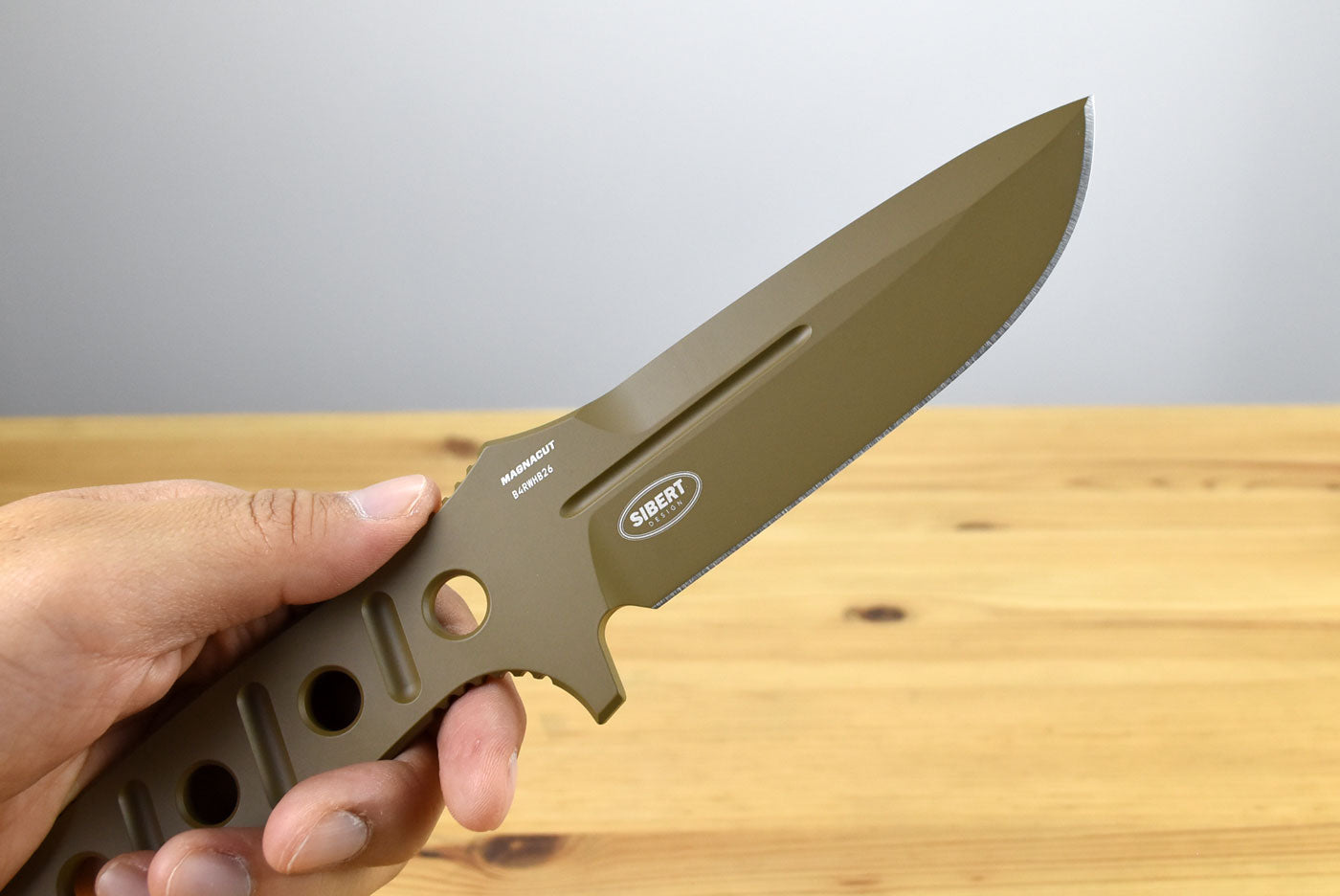 Benchmade 375FE-02 Fixed Adamas (Flat Earth MagnaCut)