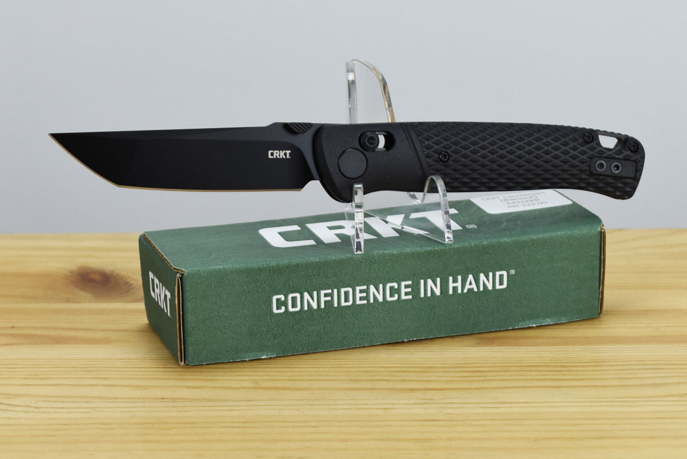 CRKT K431KKP Counterpart Blackout Folding Knife (Black GRN Handle)