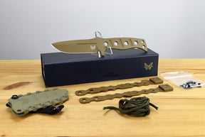Benchmade 375FE-02 Fixed Adamas (Flat Earth MagnaCut)