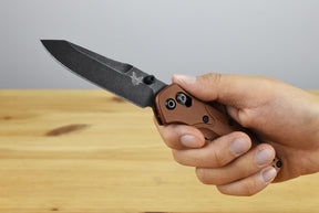 Benchmade 945BK-03 Mini Osborne Folding Knife (Burnt Copper Aluminum Handle)
