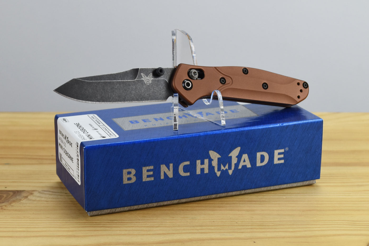 Benchmade 945BK-03 Mini Osborne Folding Knife (Burnt Copper Aluminum Handle)