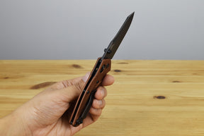 Benchmade 945BK-03 Mini Osborne Folding Knife (Burnt Copper Aluminum Handle)