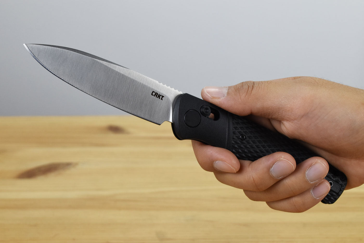 CRKT K430KXP Counterpart Black Folding Knife (Black GRN Handle)