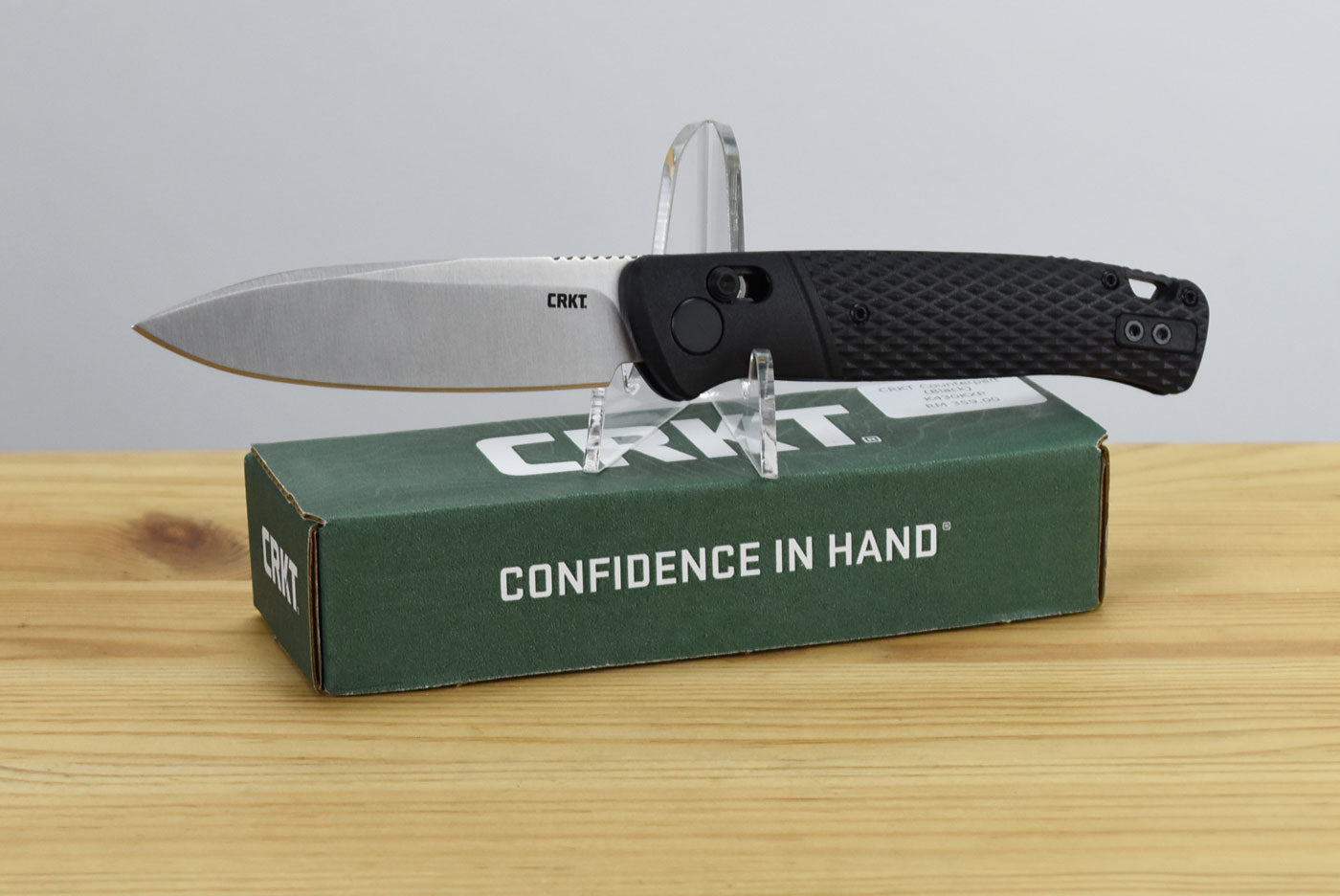 CRKT K430KXP Counterpart Black Folding Knife (Black GRN Handle)