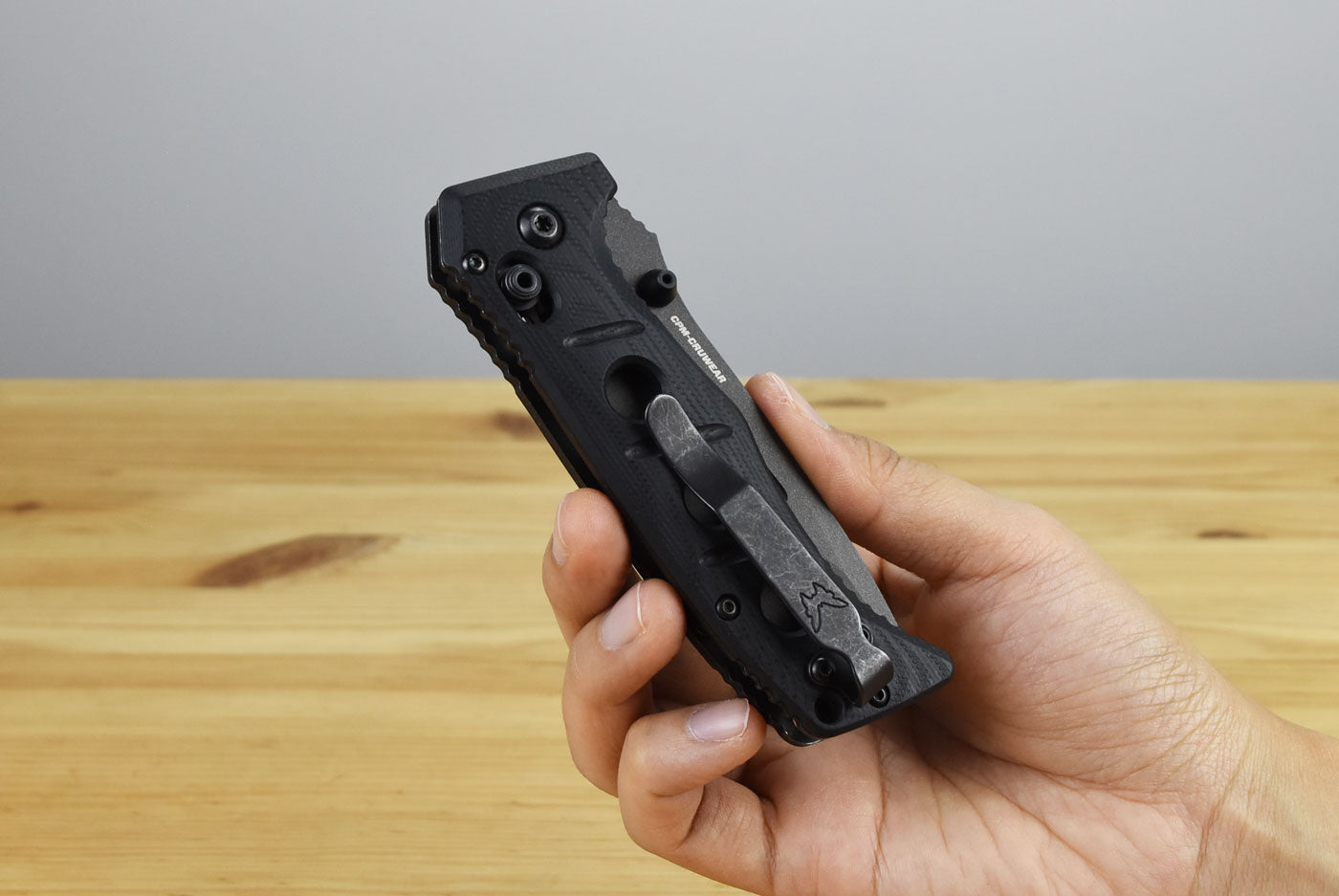 Benchmade 273GY-1 Mini Adamas Folding Knife (Black G10 Handle)