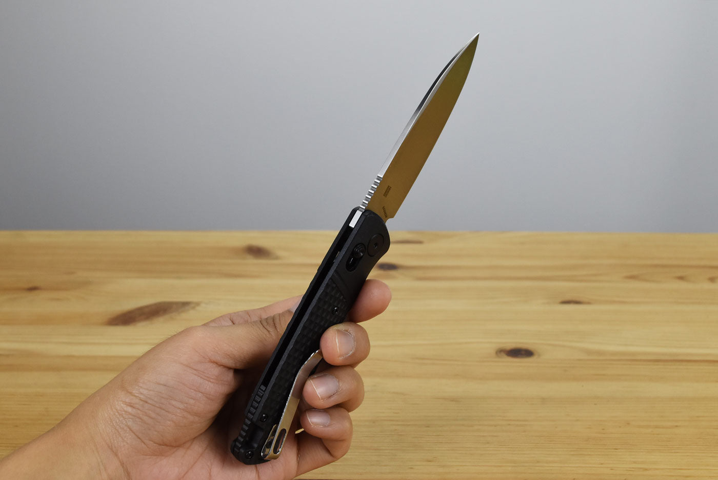 CRKT K430KXP Counterpart Black Folding Knife (Black GRN Handle)