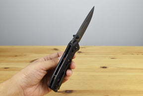 Benchmade 273GY-1 Mini Adamas Folding Knife (Black G10 Handle)