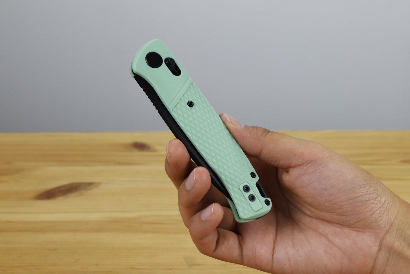 CRKT K430BKP Counterpart Aqua Folding Knife (Aqua GRN Handle)