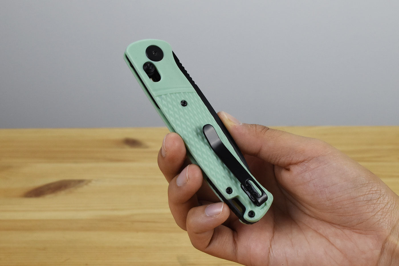CRKT K430BKP Counterpart Aqua Folding Knife (Aqua GRN Handle)