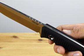 TRC South Pole Magnacut (Black Canvas Micarta Handle)