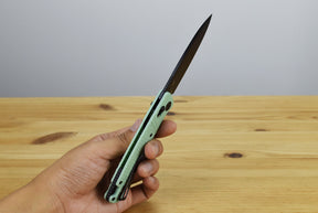 CRKT K430BKP Counterpart Aqua Folding Knife (Aqua GRN Handle)