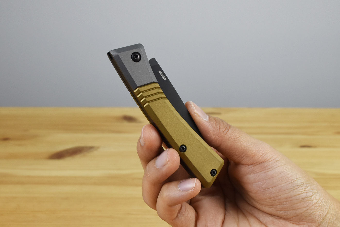 Benchmade 315BK-01 Successor Folding Knife (Burnt Brass Aluminum Handle)