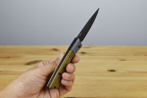 Benchmade 315BK-01 Successor Folding Knife (Burnt Brass Aluminum Handle)