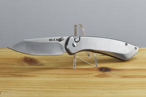 Buck 744 Sovereign Folder (Stainless Steel)