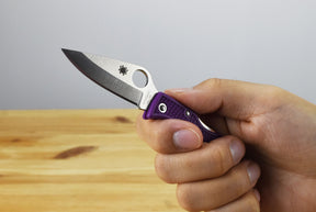 Spyderco LPRP3 Ladybug 3 FRN Purple