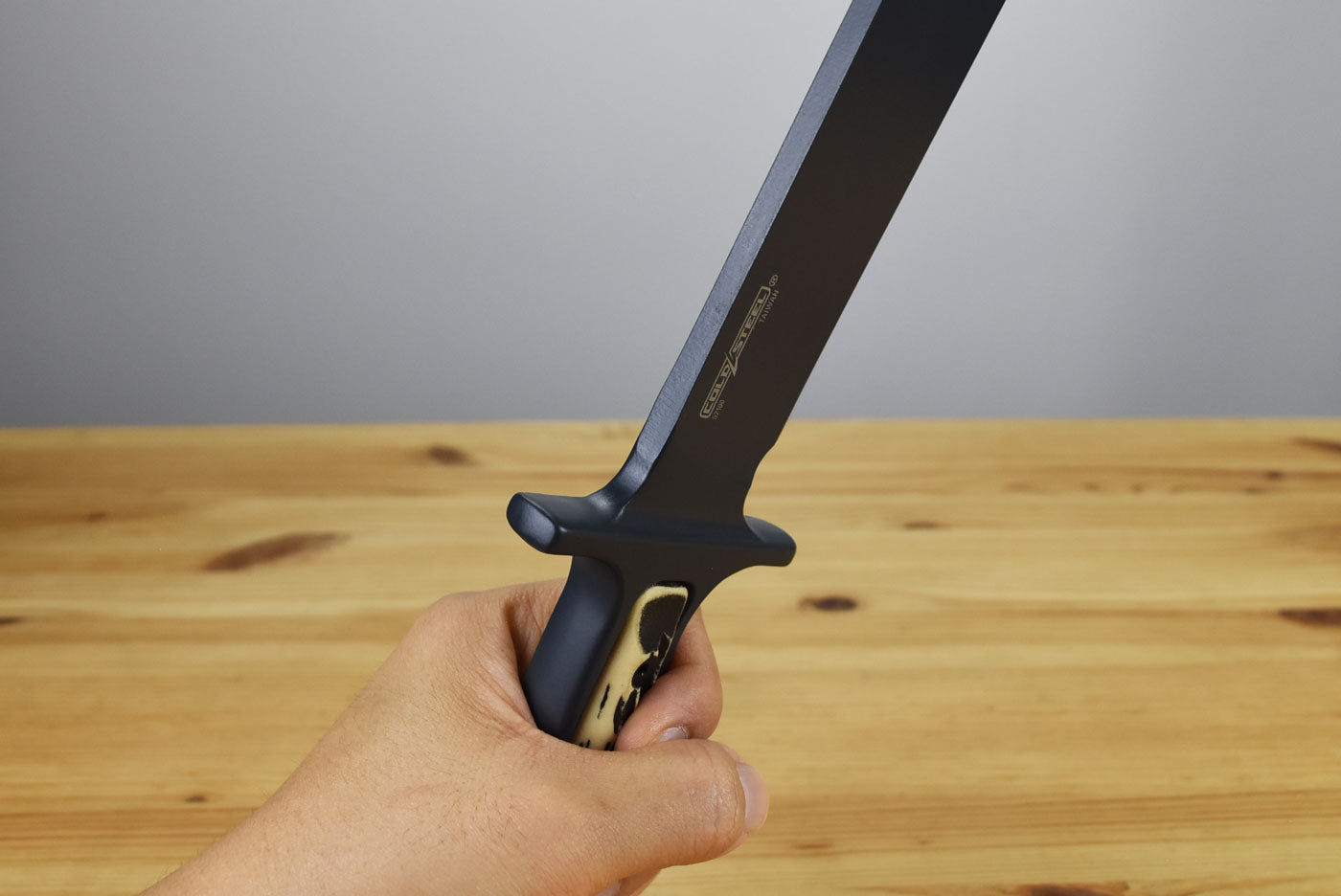 Cold Steel Drop Forged Bowie Fixed Blade (Faux Stag Handle)