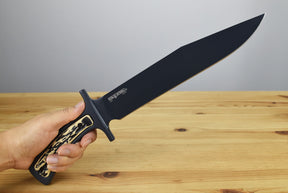 Cold Steel Drop Forged Bowie Fixed Blade (Faux Stag Handle)